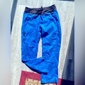 Royal Blue Healing Hands Scrub Pants